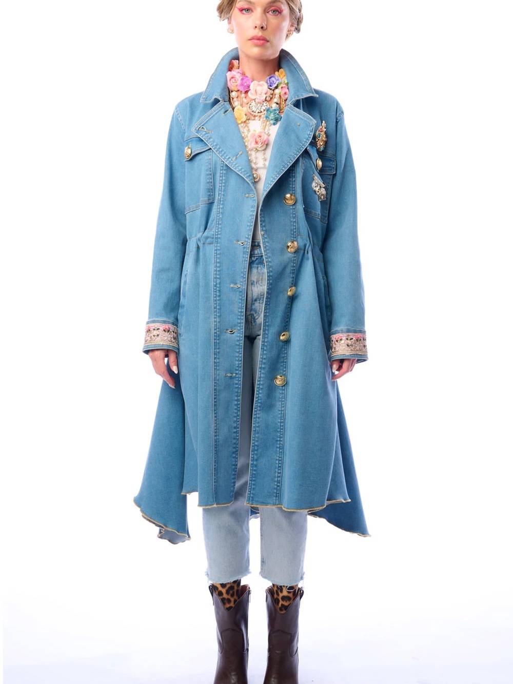 ARATTA MONTE CARLO DENIM COAT - M - NWT - Picture 4 of 12